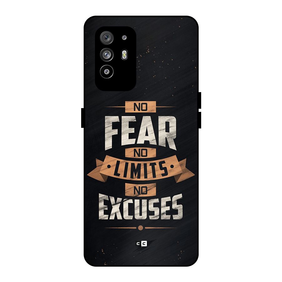 No Excuse Metal Back Case for Oppo F19 Pro Plus 5G