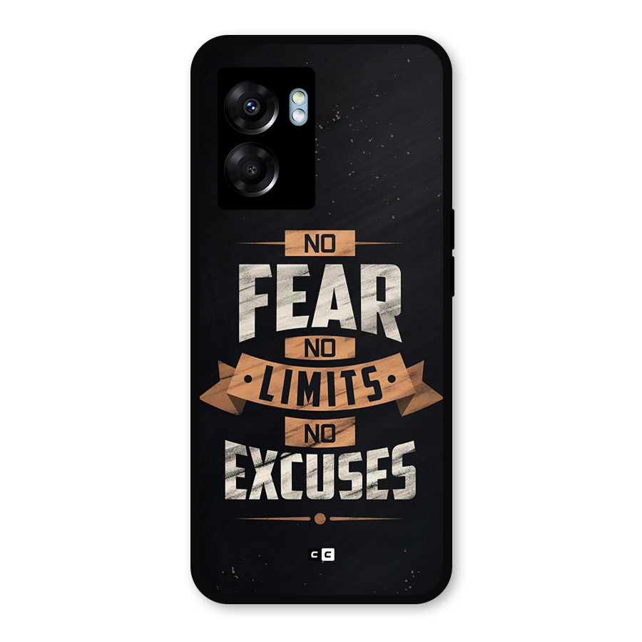 No Excuse Metal Back Case for Oppo K10 (5G)