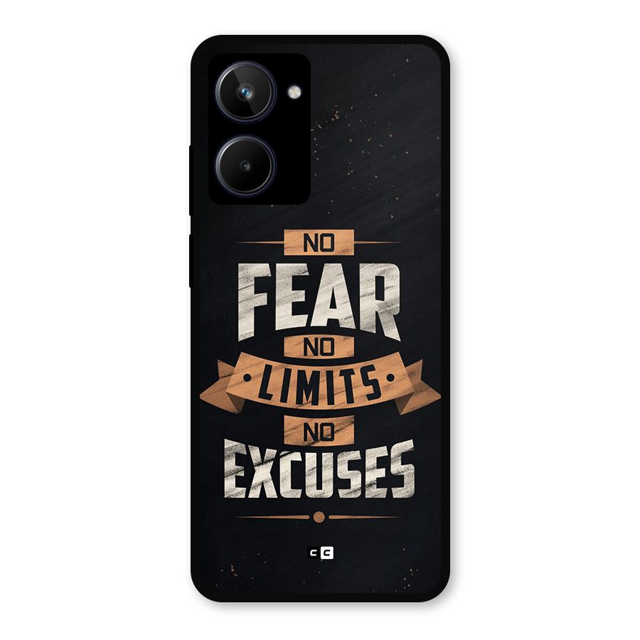 No Excuse Metal Back Case for Realme 10