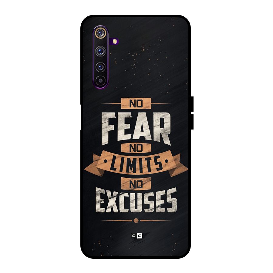 No Excuse Metal Back Case for Realme 6 Pro