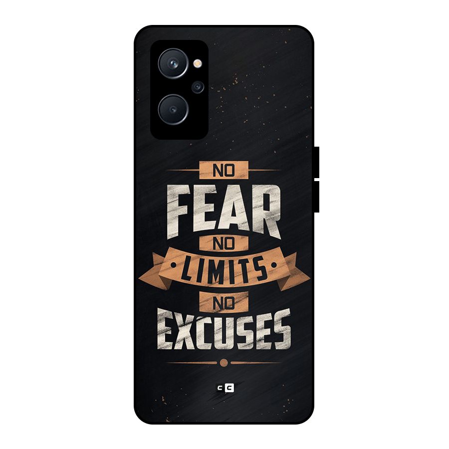 No Excuse Metal Back Case for Realme 9i 5G