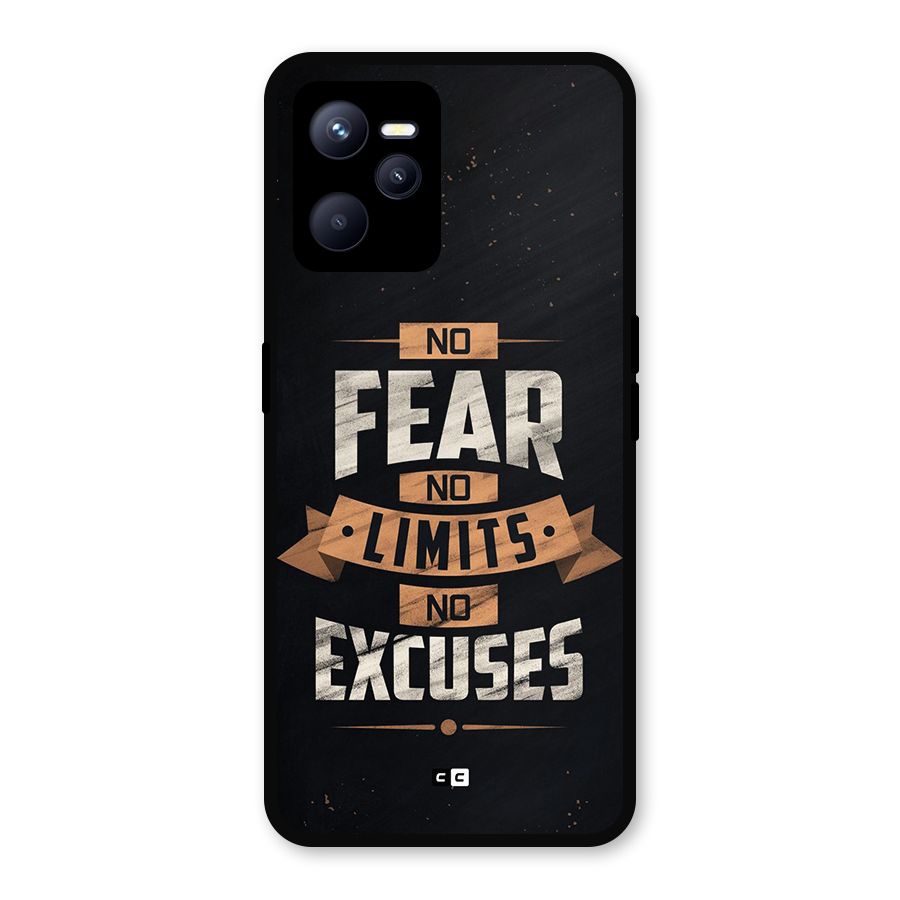 No Excuse Metal Back Case for Realme C35