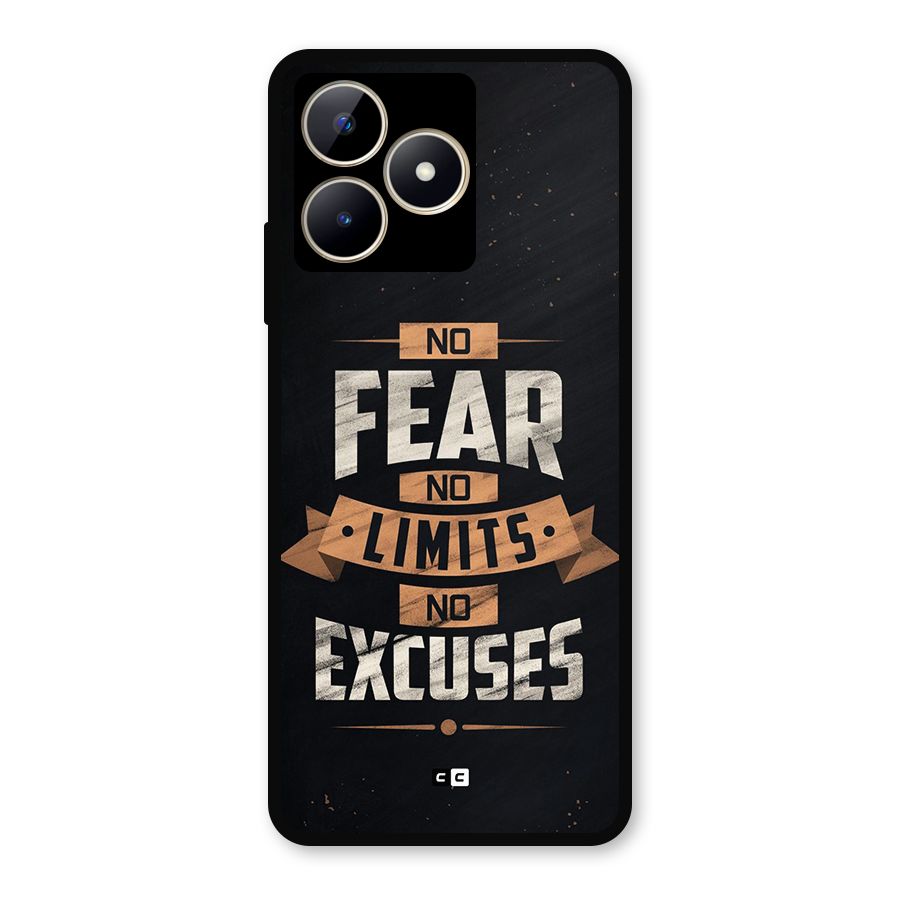 No Excuse Metal Back Case for Realme C53