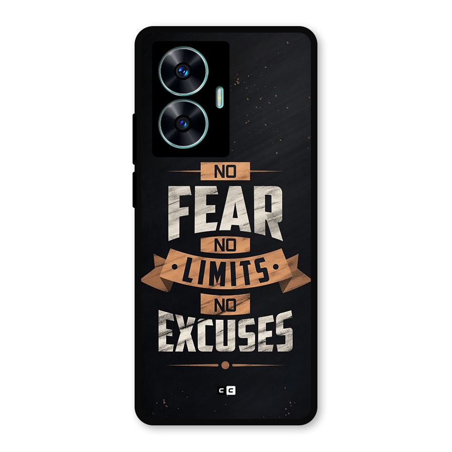 No Excuse Metal Back Case for Realme C55