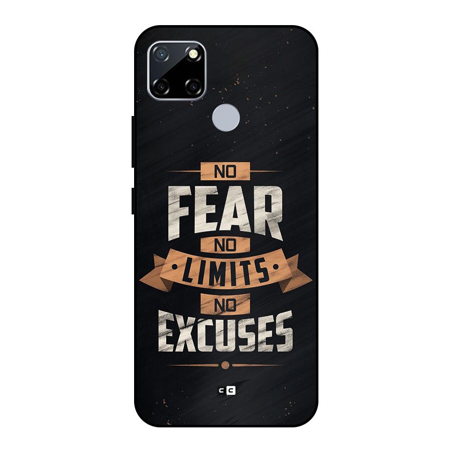 No Excuse Metal Back Case for Realme Narzo 30A