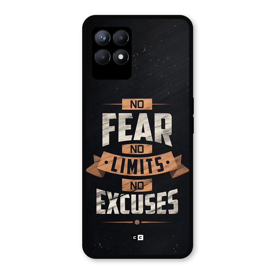 No Excuse Metal Back Case for Realme Narzo 50