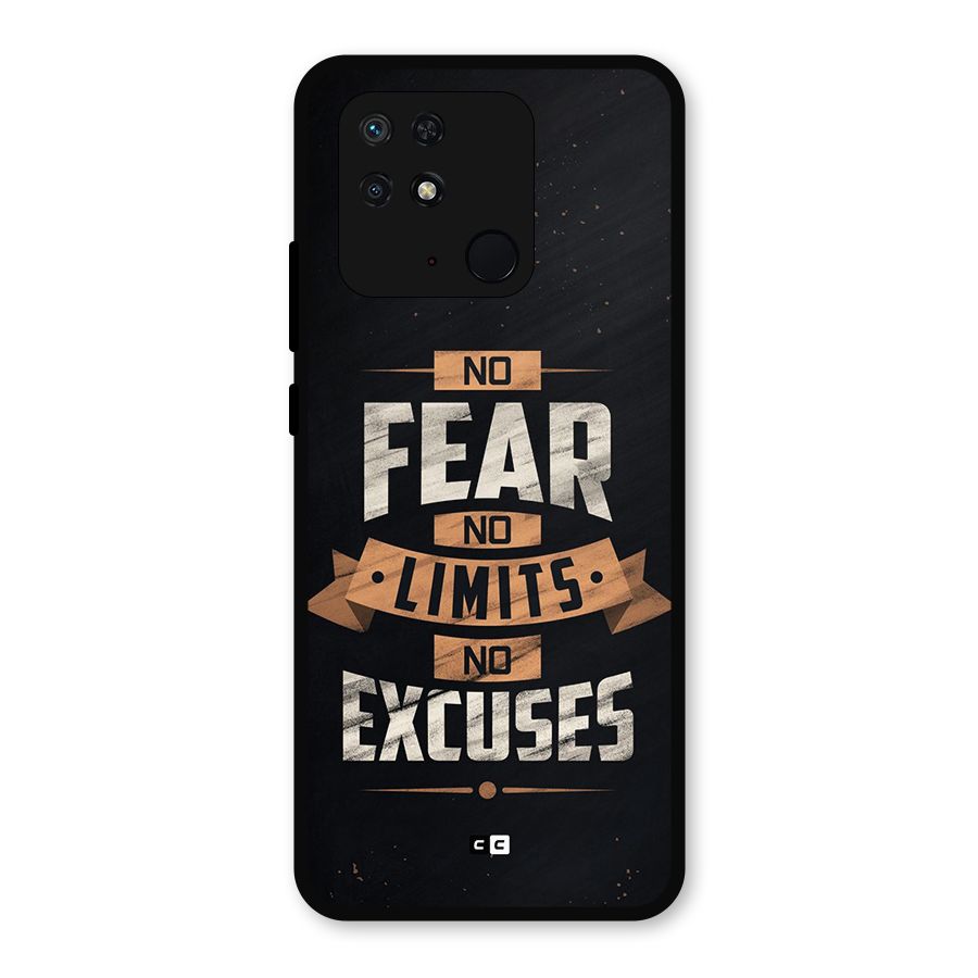 No Excuse Metal Back Case for Redmi 10