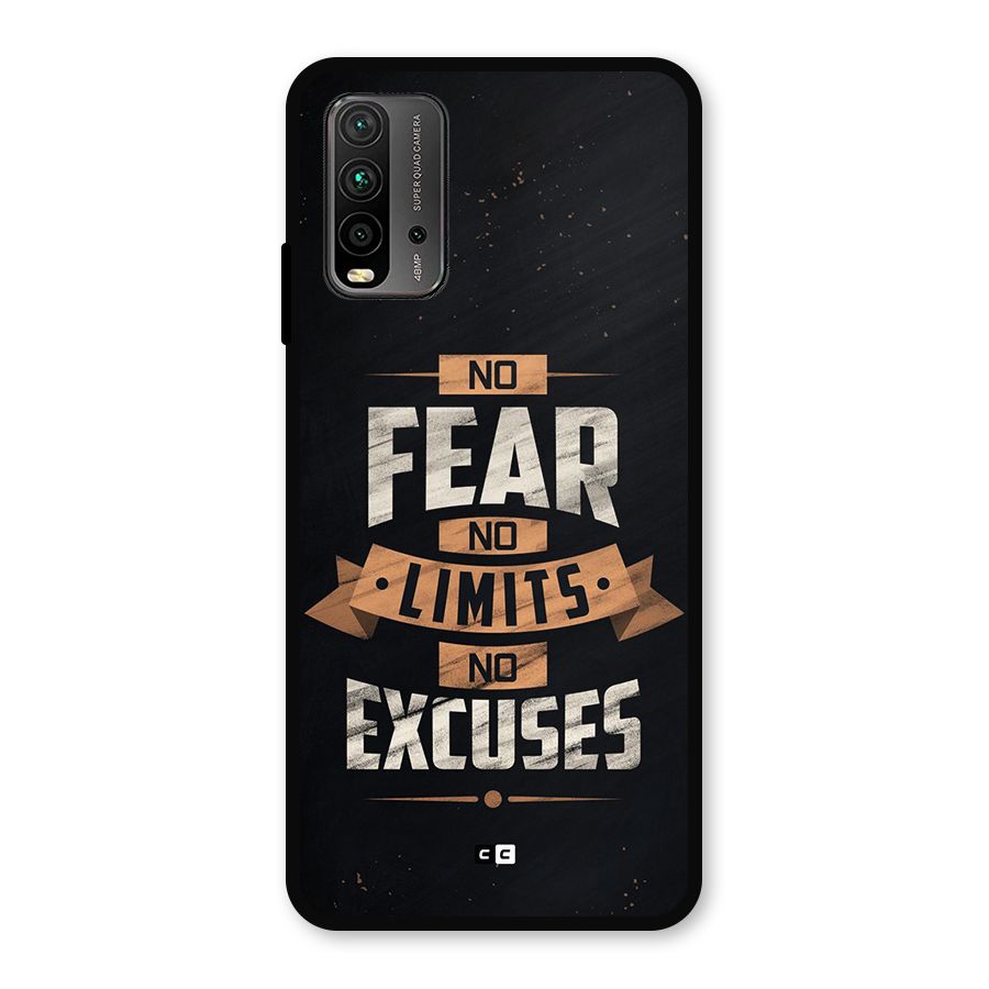 No Excuse Metal Back Case for Redmi 9 Power