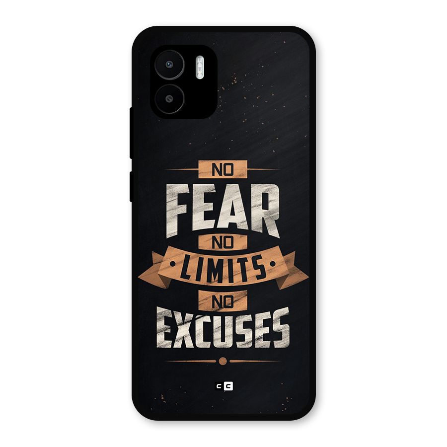 No Excuse Metal Back Case for Redmi A1