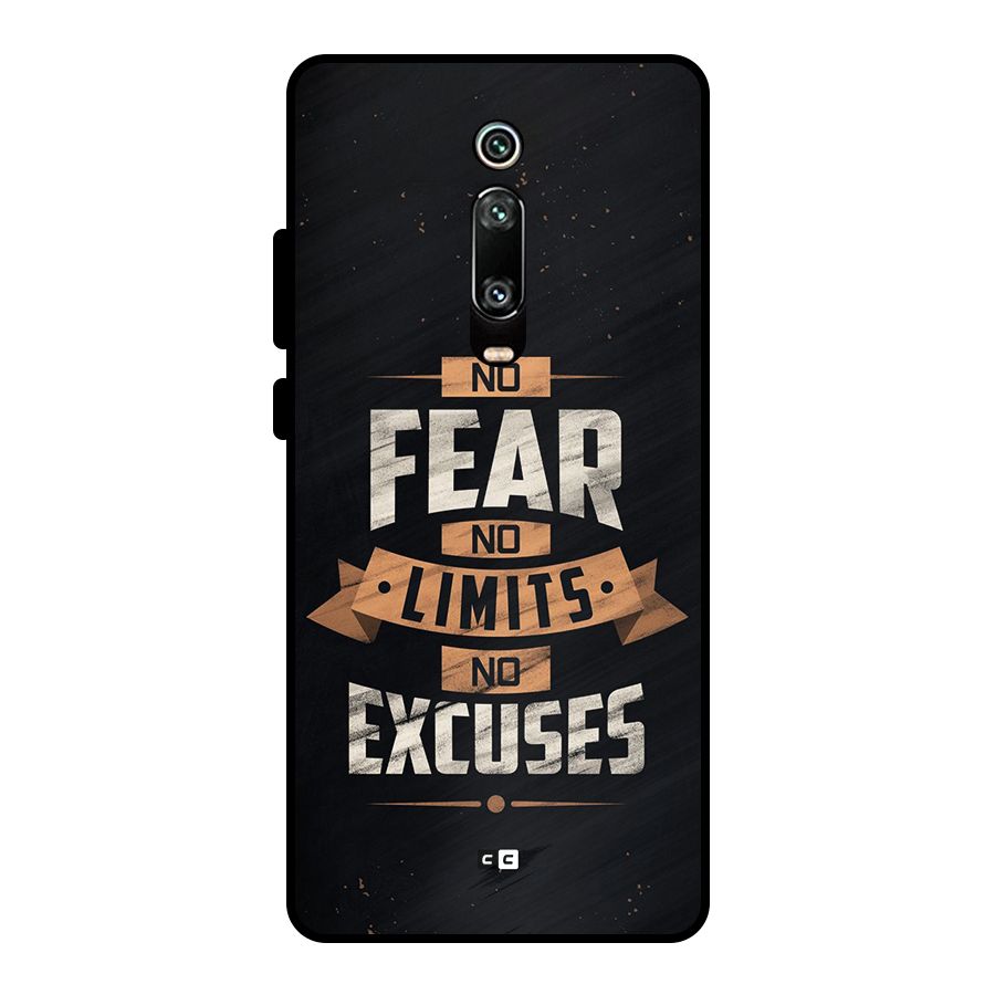 No Excuse Metal Back Case for Redmi K20