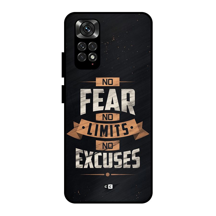No Excuse Metal Back Case for Redmi Note 11 Pro Plus 5G