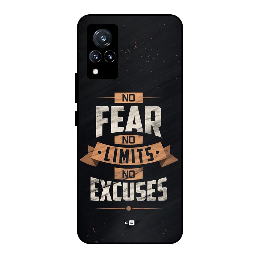 No Excuse Metal Back Case for Vivo V21 5G