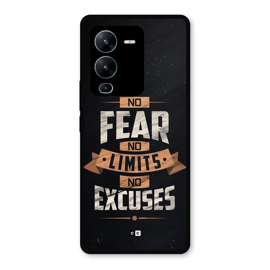 No Excuse Metal Back Case for Vivo V25 Pro