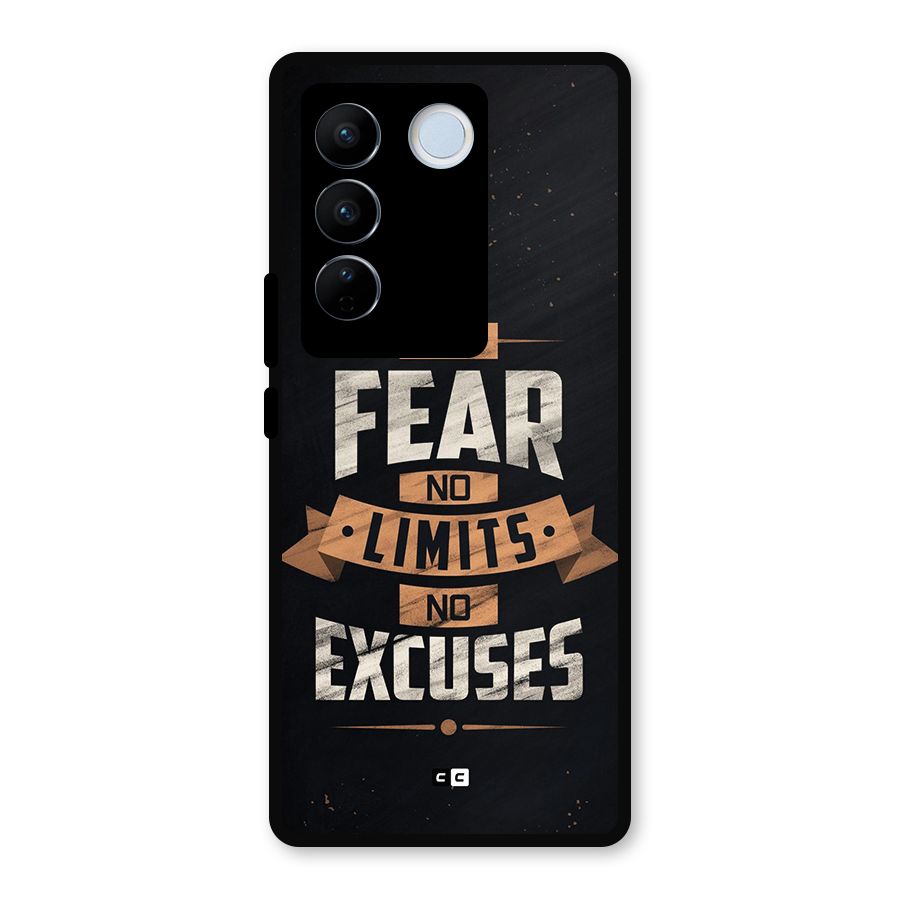 No Excuse Metal Back Case for Vivo V27