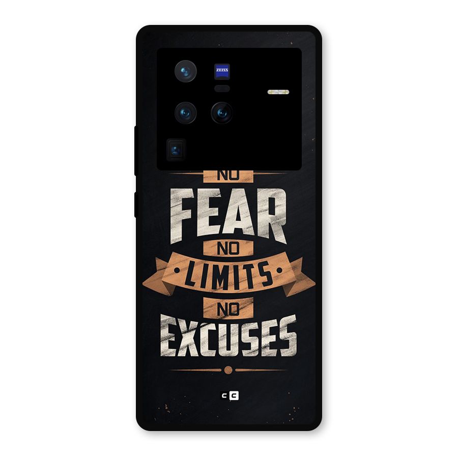 No Excuse Metal Back Case for Vivo X80 Pro