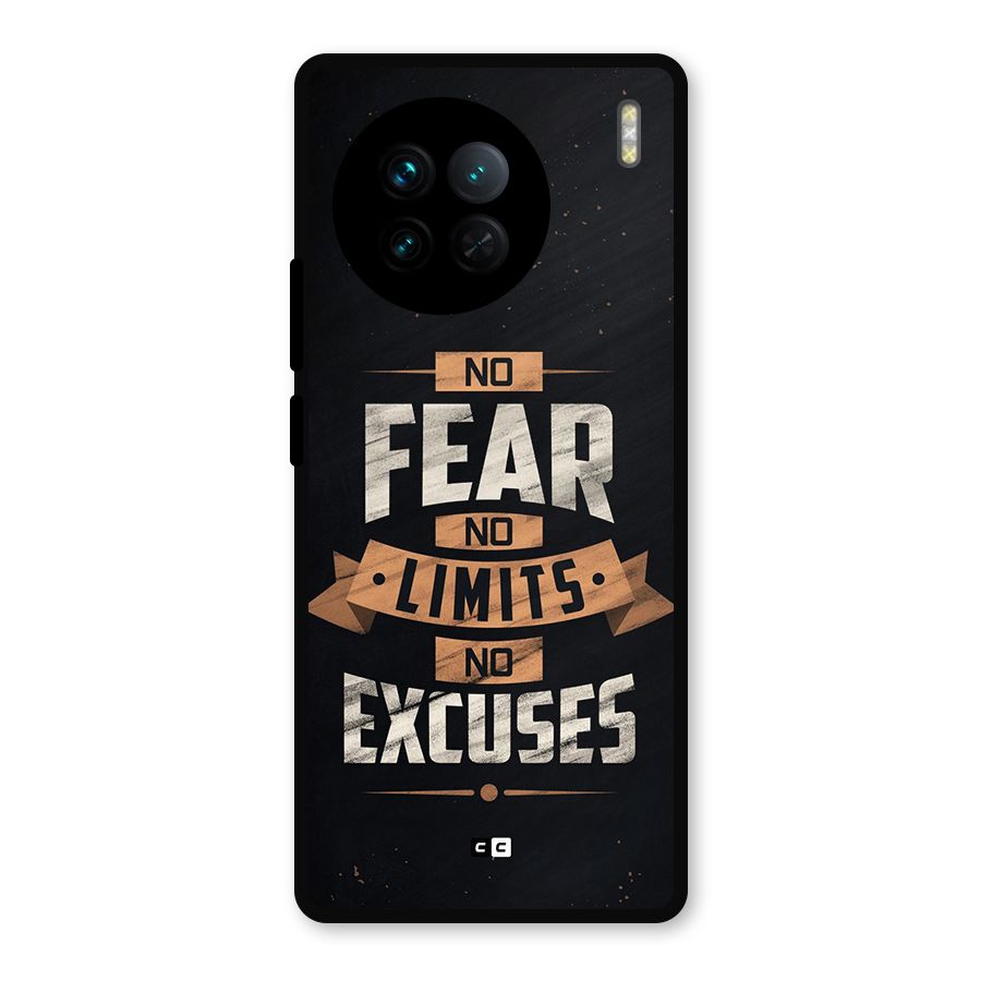 No Excuse Metal Back Case for Vivo X90