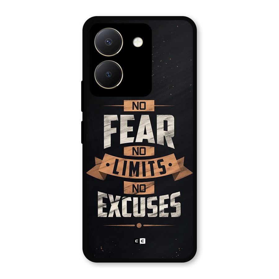 No Excuse Metal Back Case for Vivo Y36