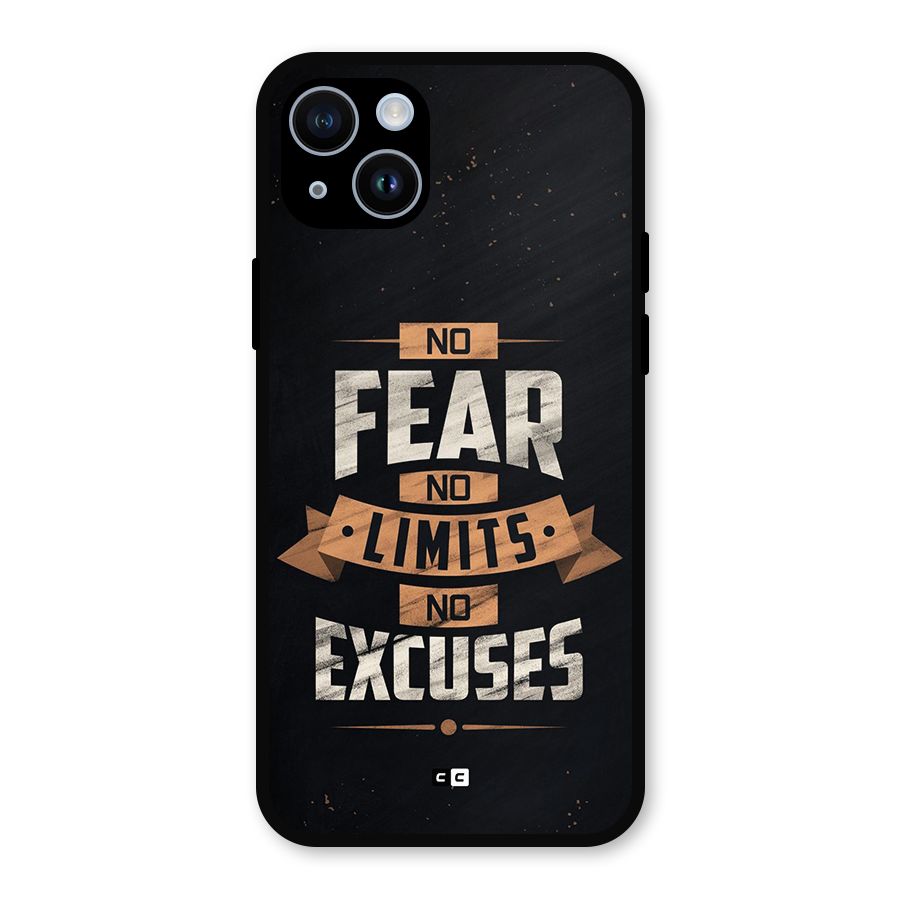 No Excuse Metal Back Case for iPhone 14