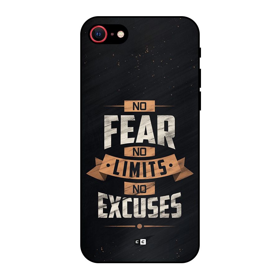 No Excuse Metal Back Case for iPhone SE 2022