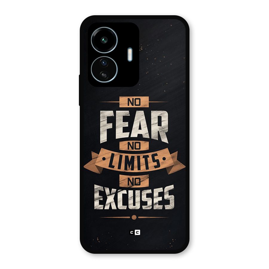 No Excuse Metal Back Case for vivo iQOO Z6 Lite 5G