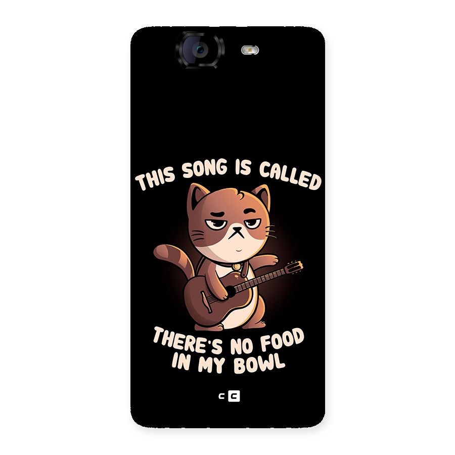 No Food in My Bowl Cat Back Case for Canvas Knight A350