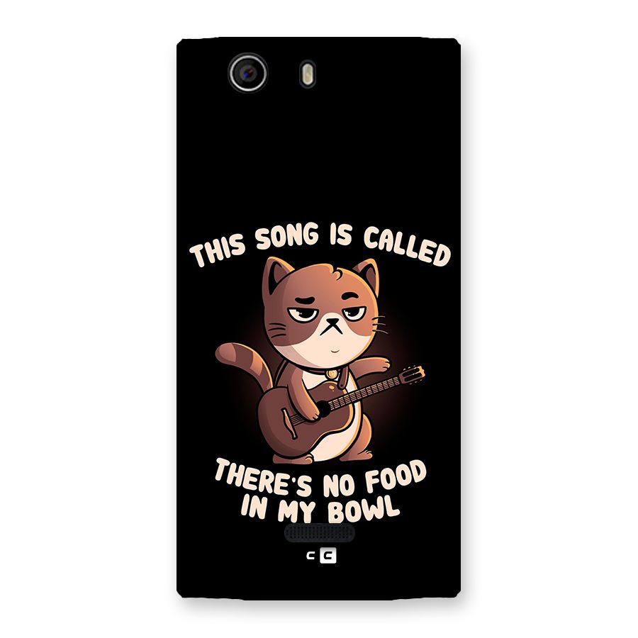 No Food in My Bowl Cat Back Case for Canvas Nitro 2 E311