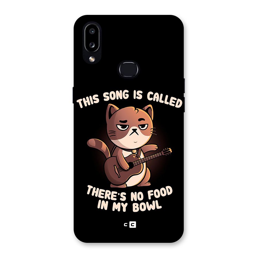No Food in My Bowl Cat Back Case for Galaxy A10s