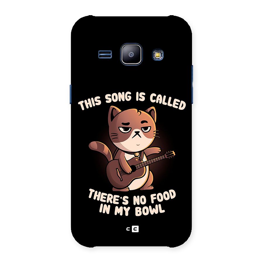 No Food in My Bowl Cat Back Case for Galaxy J1