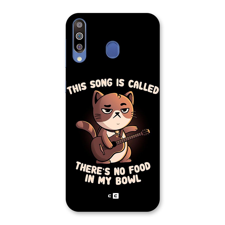 No Food in My Bowl Cat Back Case for Galaxy M30