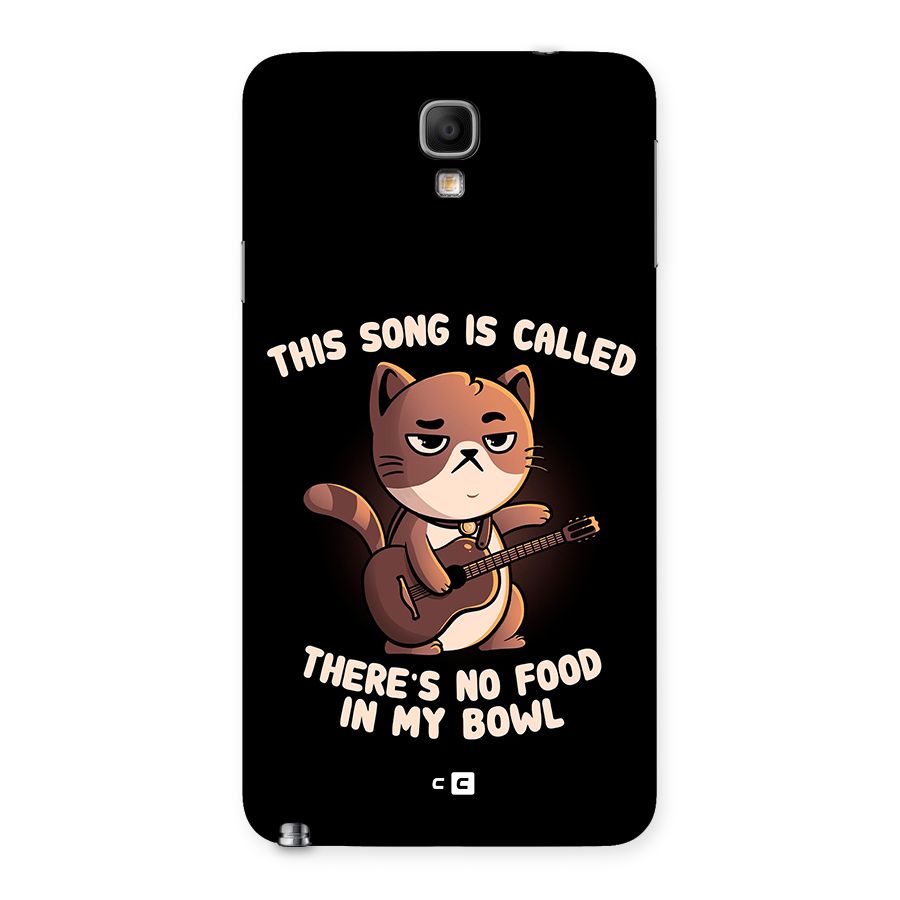 No Food in My Bowl Cat Back Case for Galaxy Note 3 Neo
