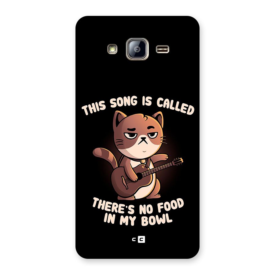No Food in My Bowl Cat Back Case for Galaxy On5