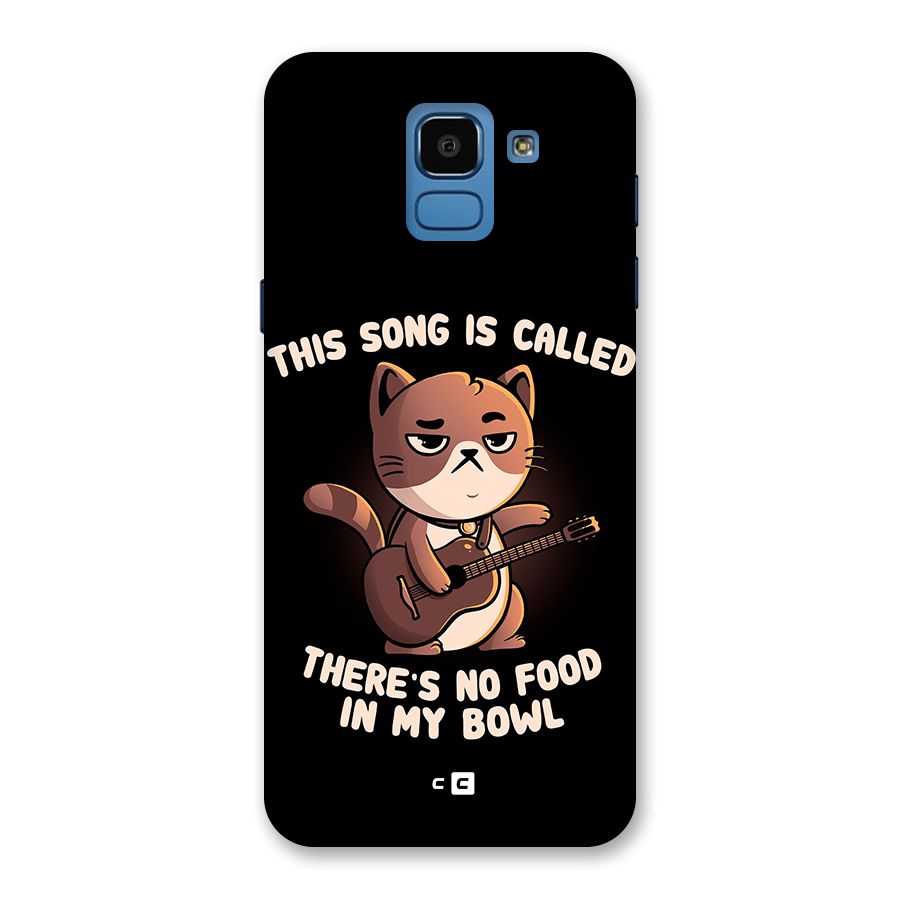 No Food in My Bowl Cat Back Case for Galaxy On6