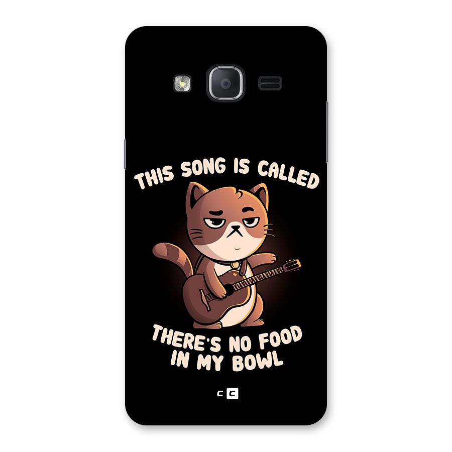 No Food in My Bowl Cat Back Case for Galaxy On7 2015