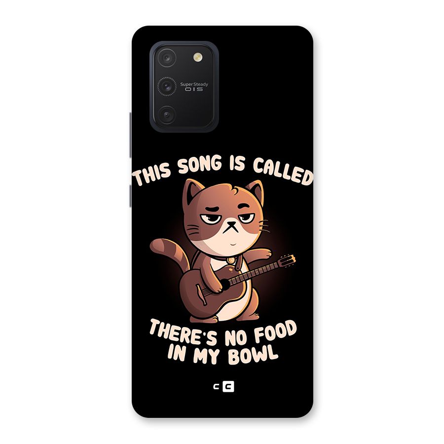 No Food in My Bowl Cat Back Case for Galaxy S10 Lite