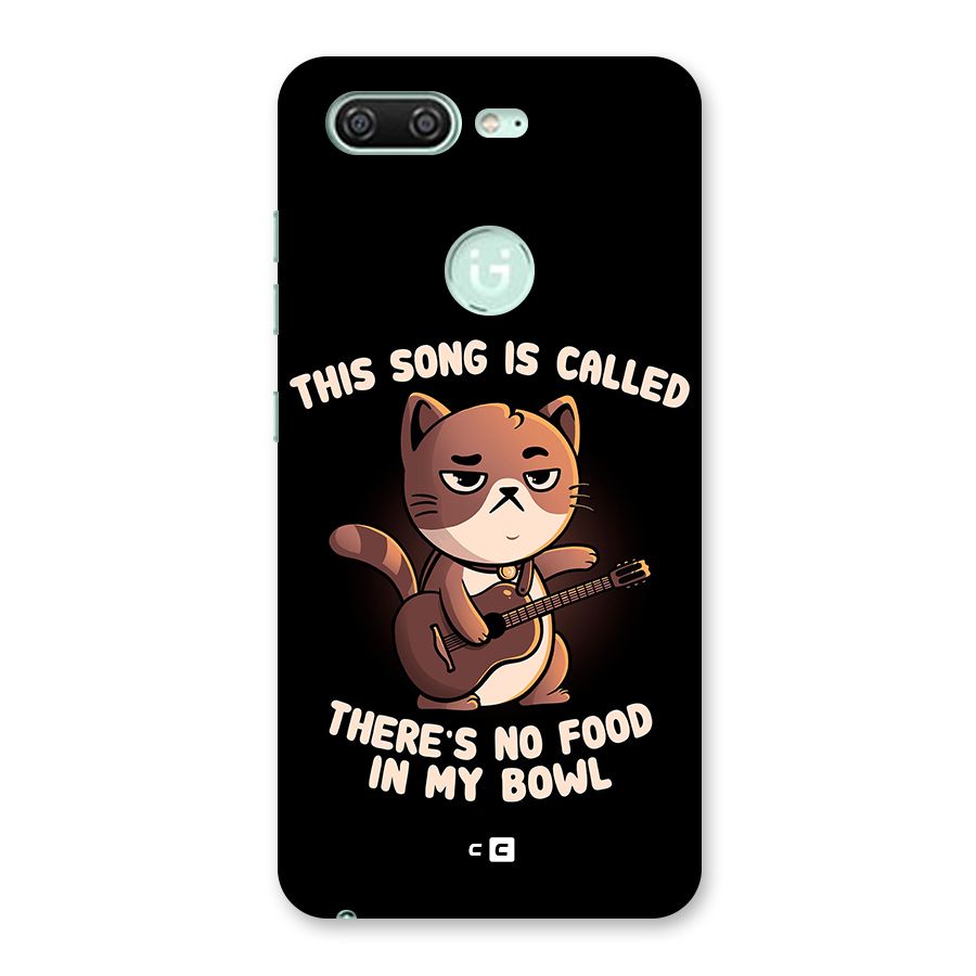 No Food in My Bowl Cat Back Case for Gionee S10