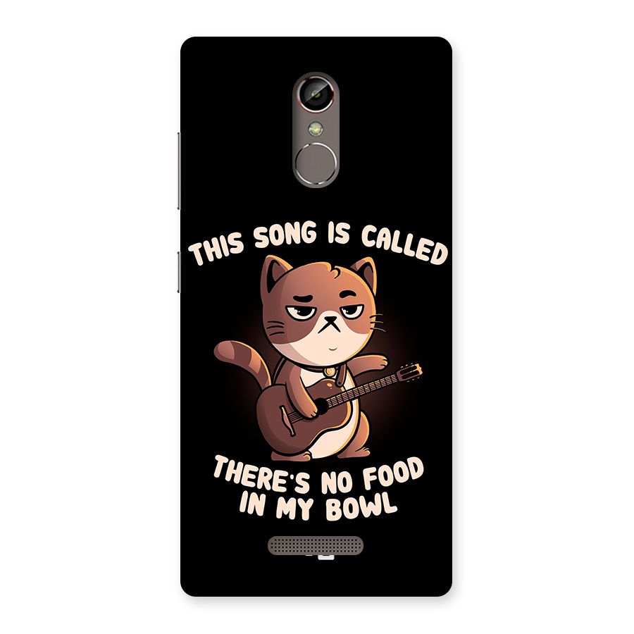 No Food in My Bowl Cat Back Case for Gionee S6s