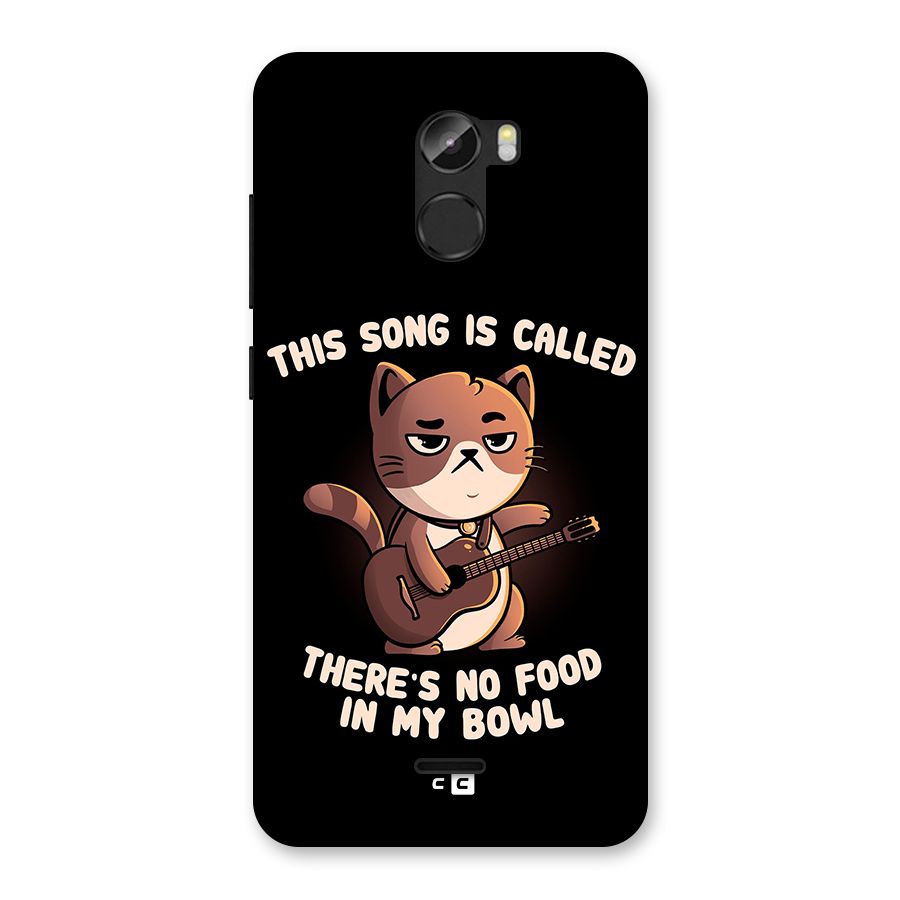 No Food in My Bowl Cat Back Case for Gionee X1
