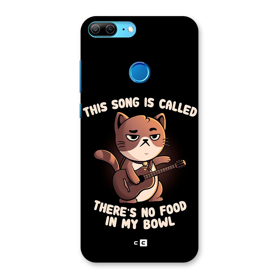 No Food in My Bowl Cat Back Case for Honor 9 Lite