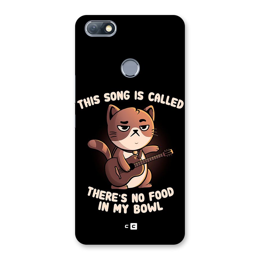 No Food in My Bowl Cat Back Case for Infinix Note 5