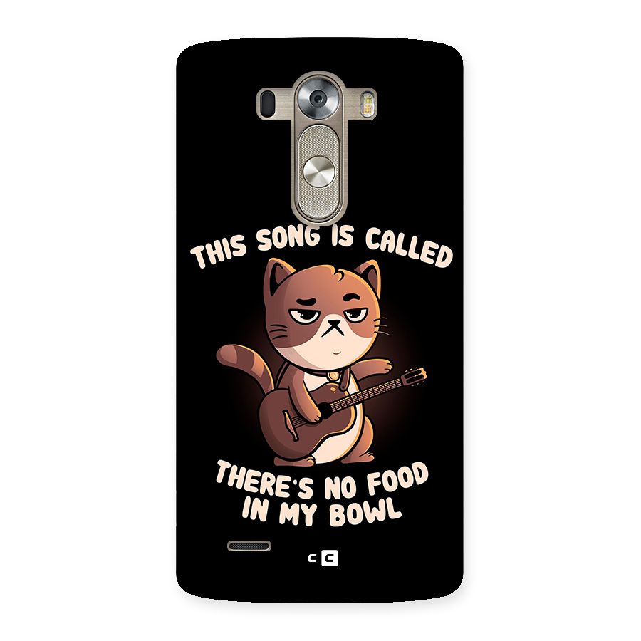No Food in My Bowl Cat Back Case for LG G3