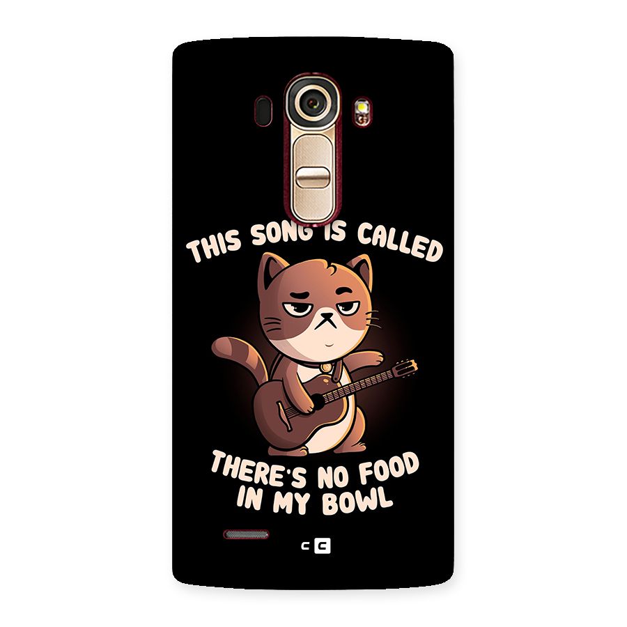 No Food in My Bowl Cat Back Case for LG G4