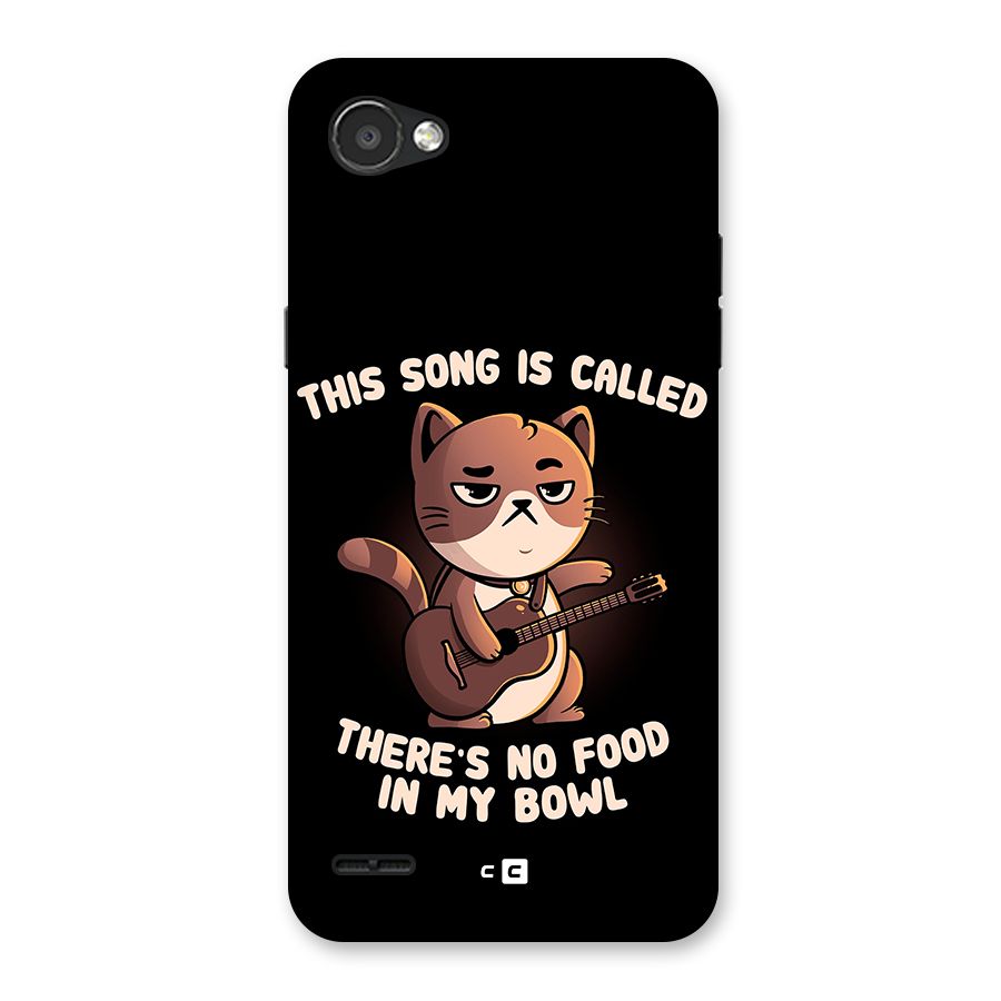 No Food in My Bowl Cat Back Case for LG Q6