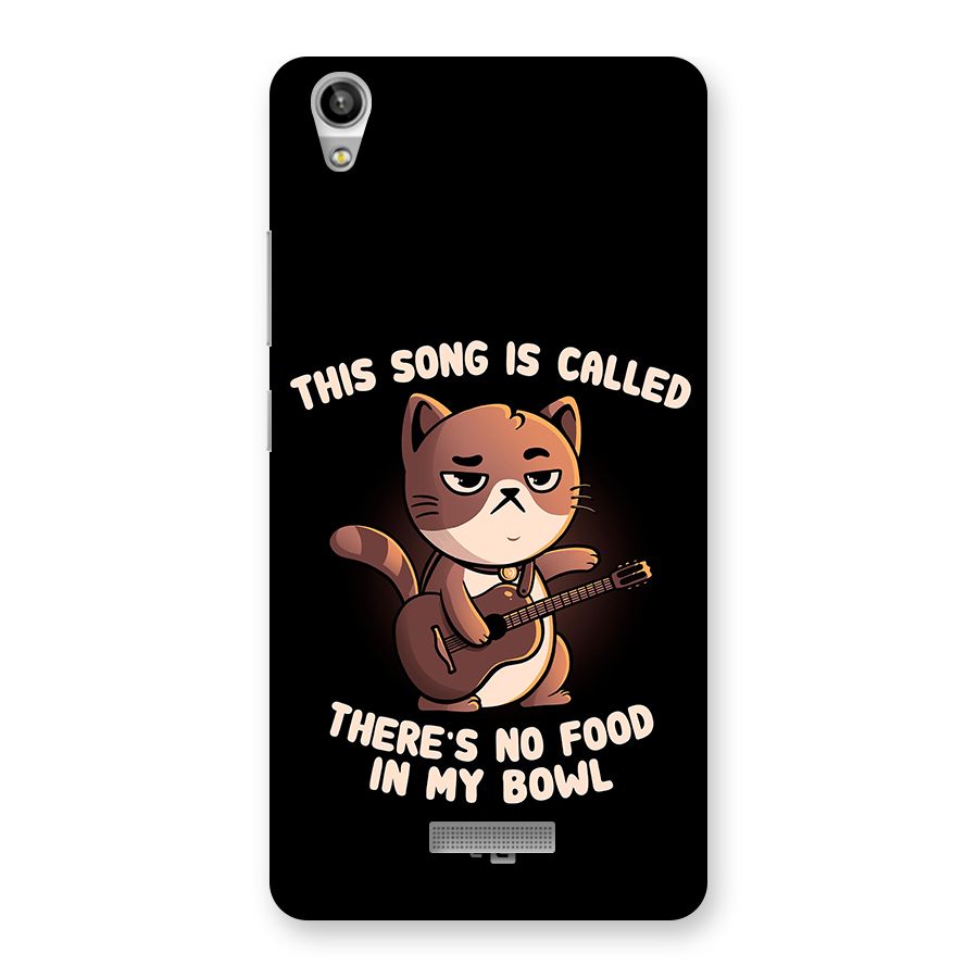 No Food in My Bowl Cat Back Case for Lava-Pixel-V1