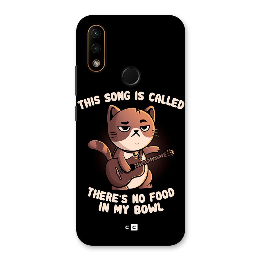 No Food in My Bowl Cat Back Case for Lenovo A6 Note