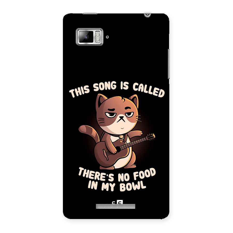 No Food in My Bowl Cat Back Case for Lenovo Vibe Z K910