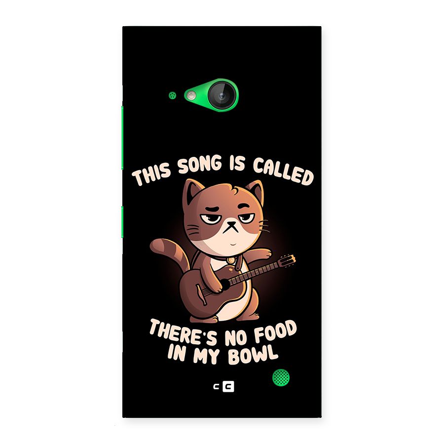 No Food in My Bowl Cat Back Case for Lumia 730