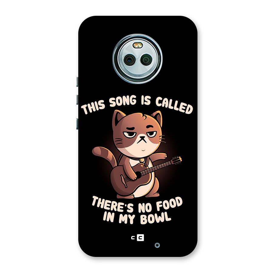 No Food in My Bowl Cat Back Case for Moto X4