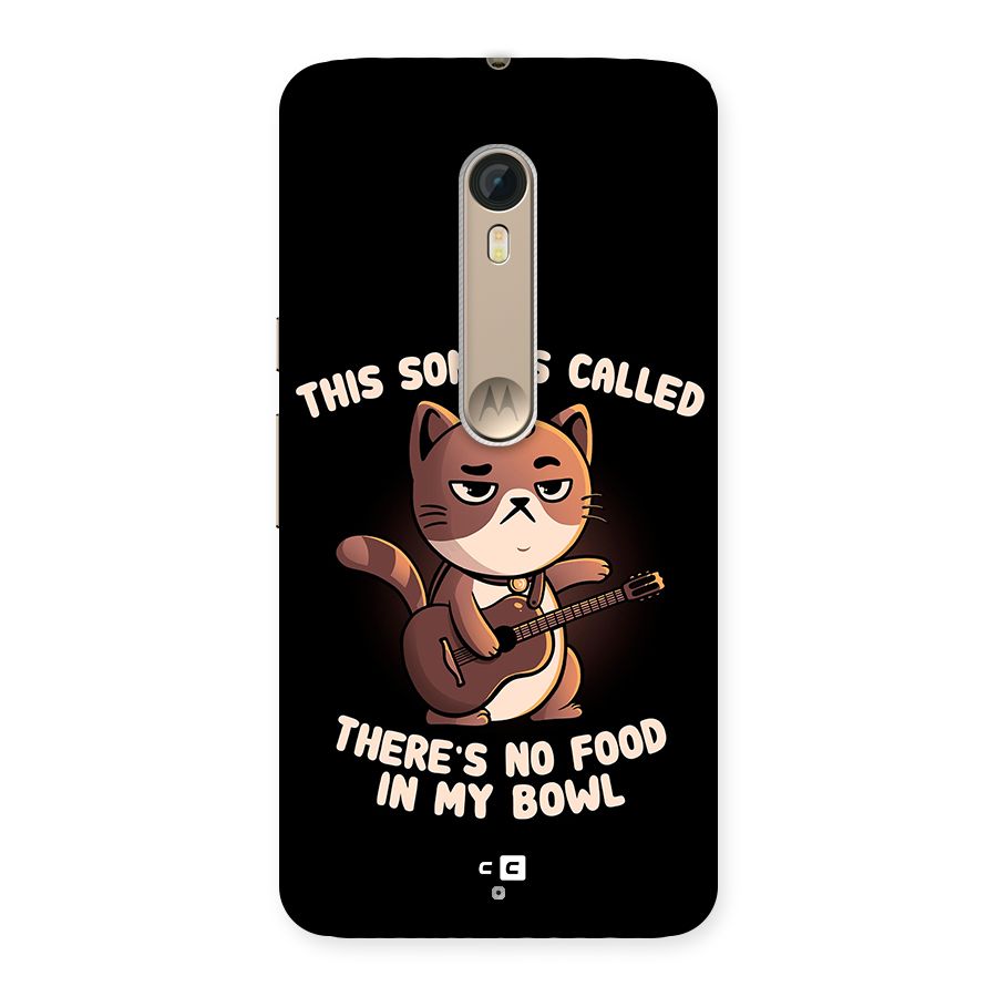 No Food in My Bowl Cat Back Case for Motorola Moto X Style