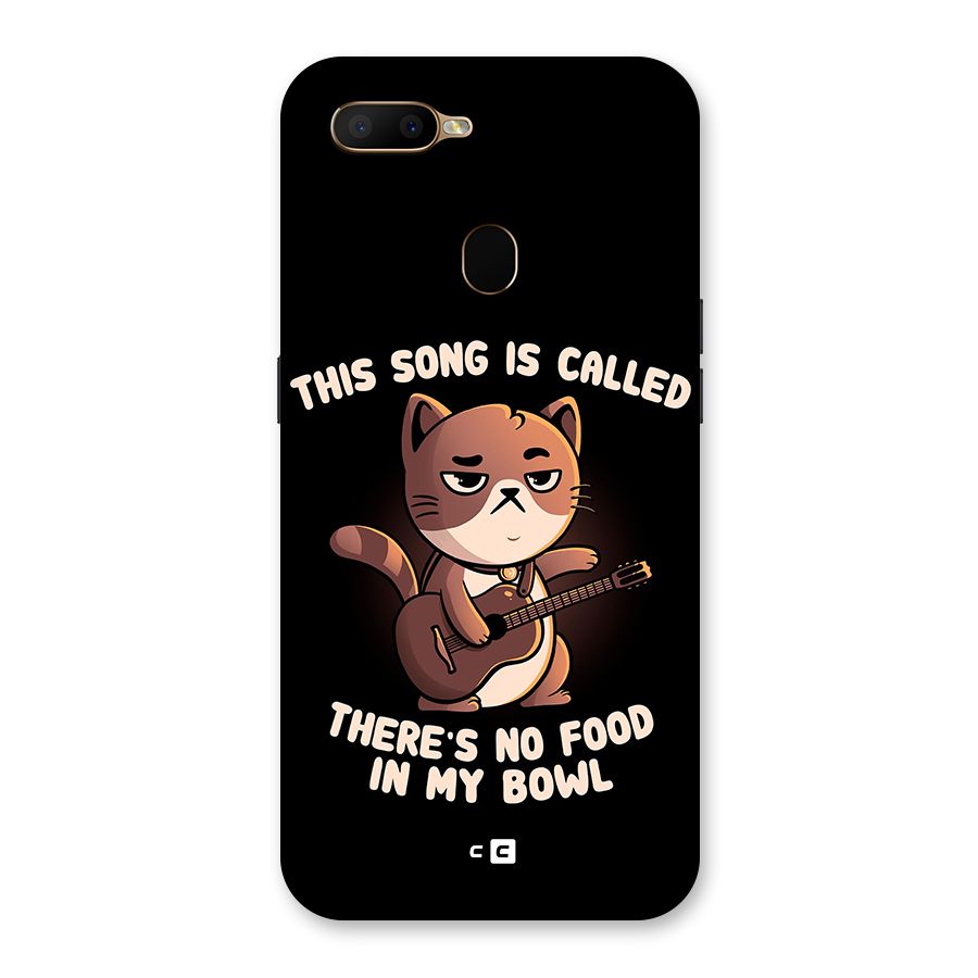No Food in My Bowl Cat Back Case for Oppo A5s