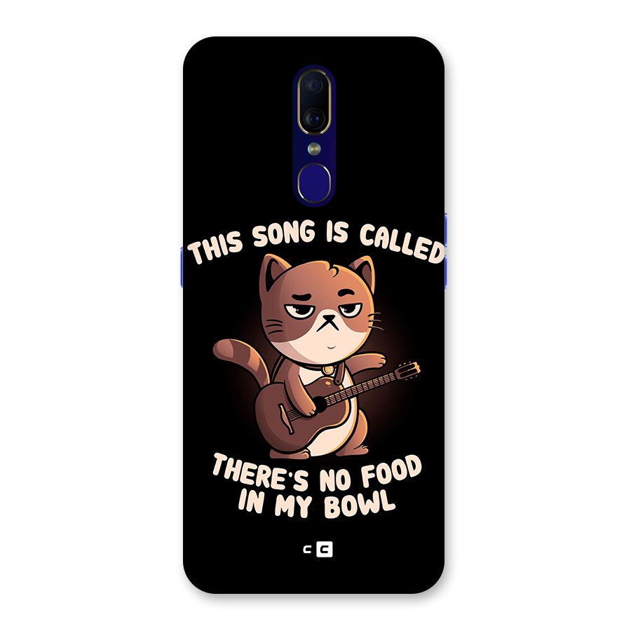 No Food in My Bowl Cat Back Case for Oppo F11